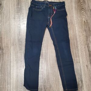 Girls Lucky Brand Skinny Jeans Size 10 Navy Blue Skinny Jeans